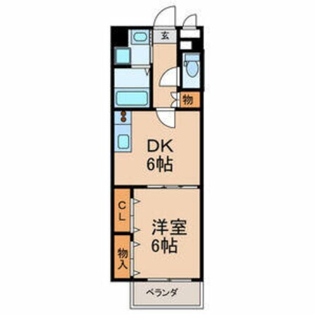 浦安駅 徒歩6分 2階の物件間取画像